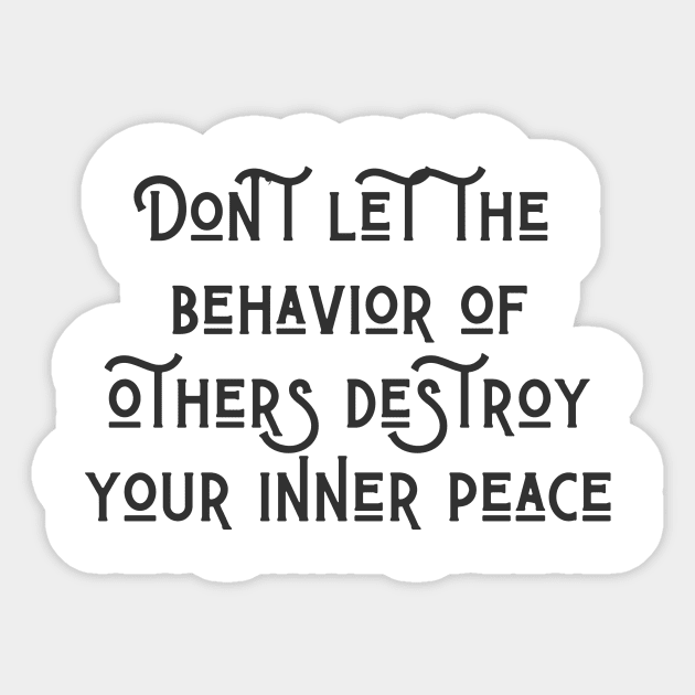 Inner Peace Sticker by ryanmcintire1232